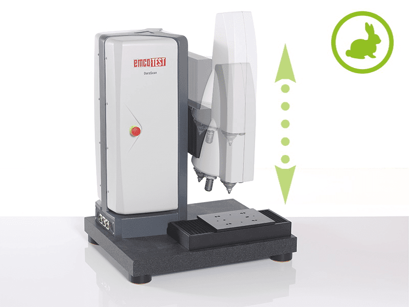 DuraScan G5 - Szybki posuw głowicy Mikrotwardościomierz Vickersa - tryb szybki